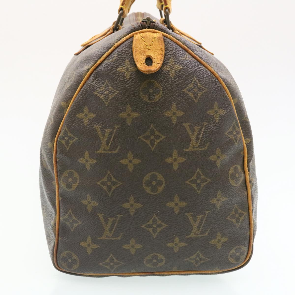LOUIS VUITTON Monogram Speedy 35 Hand Bag M41524 LV th2156