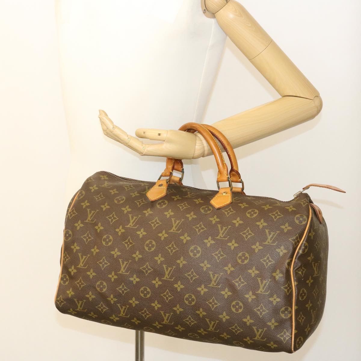 LOUIS VUITTON Monogram Speedy 40 Hand Bag M41522 LV  th2198