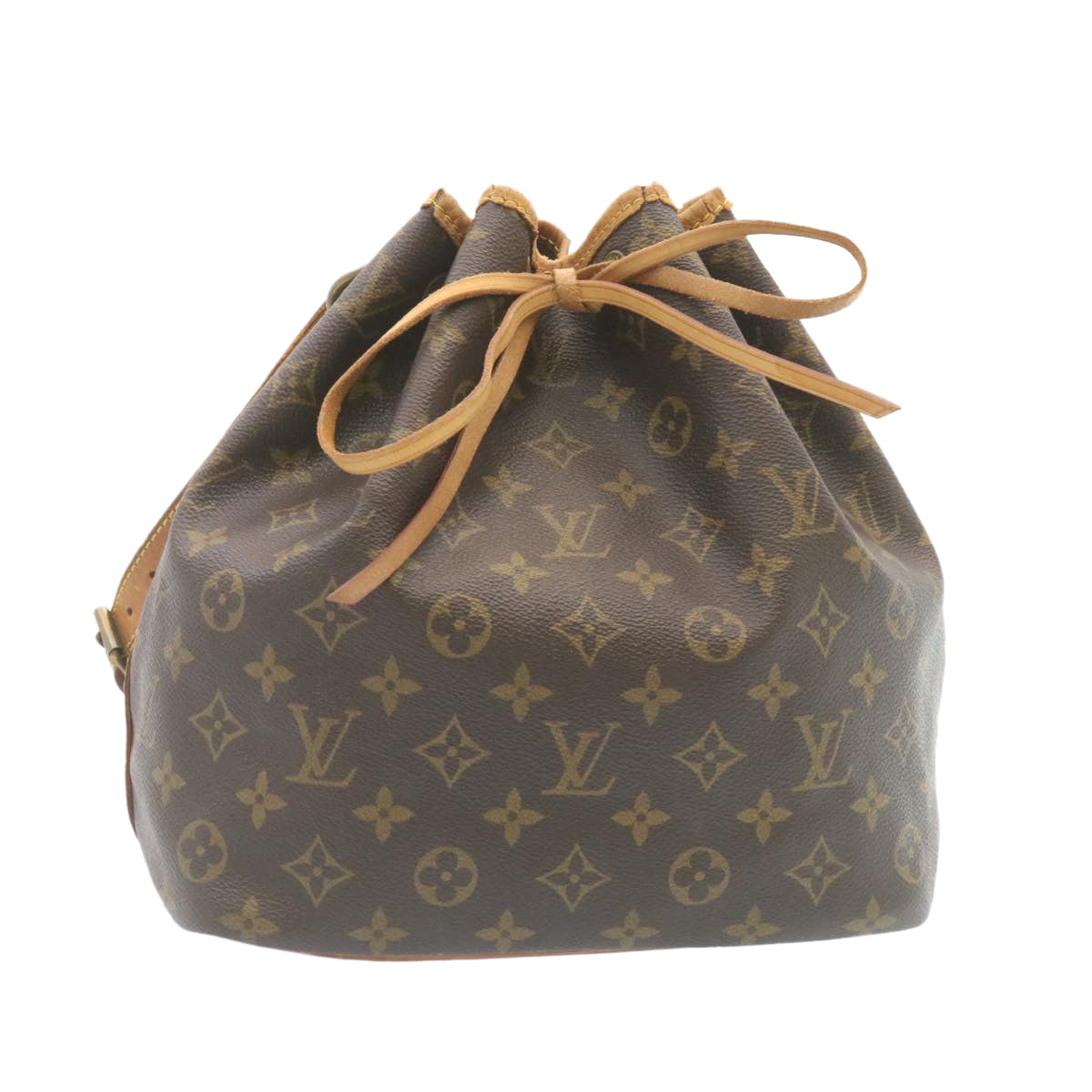 LOUIS VUITTON Monogram Petit Noe Shoulder Bag M42226 LV th2213