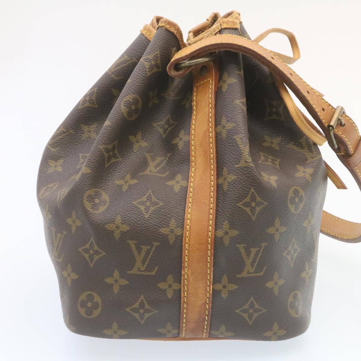 LOUIS VUITTON Monogram Petit Noe Shoulder Bag M42226 LV th2213