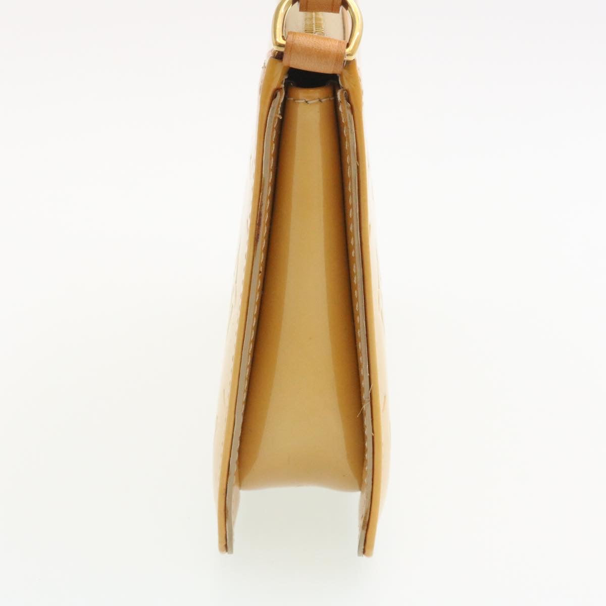 LOUIS VUITTON Monogram Vernis Lexington Pouch Beige Ｍ91010 LV th2401