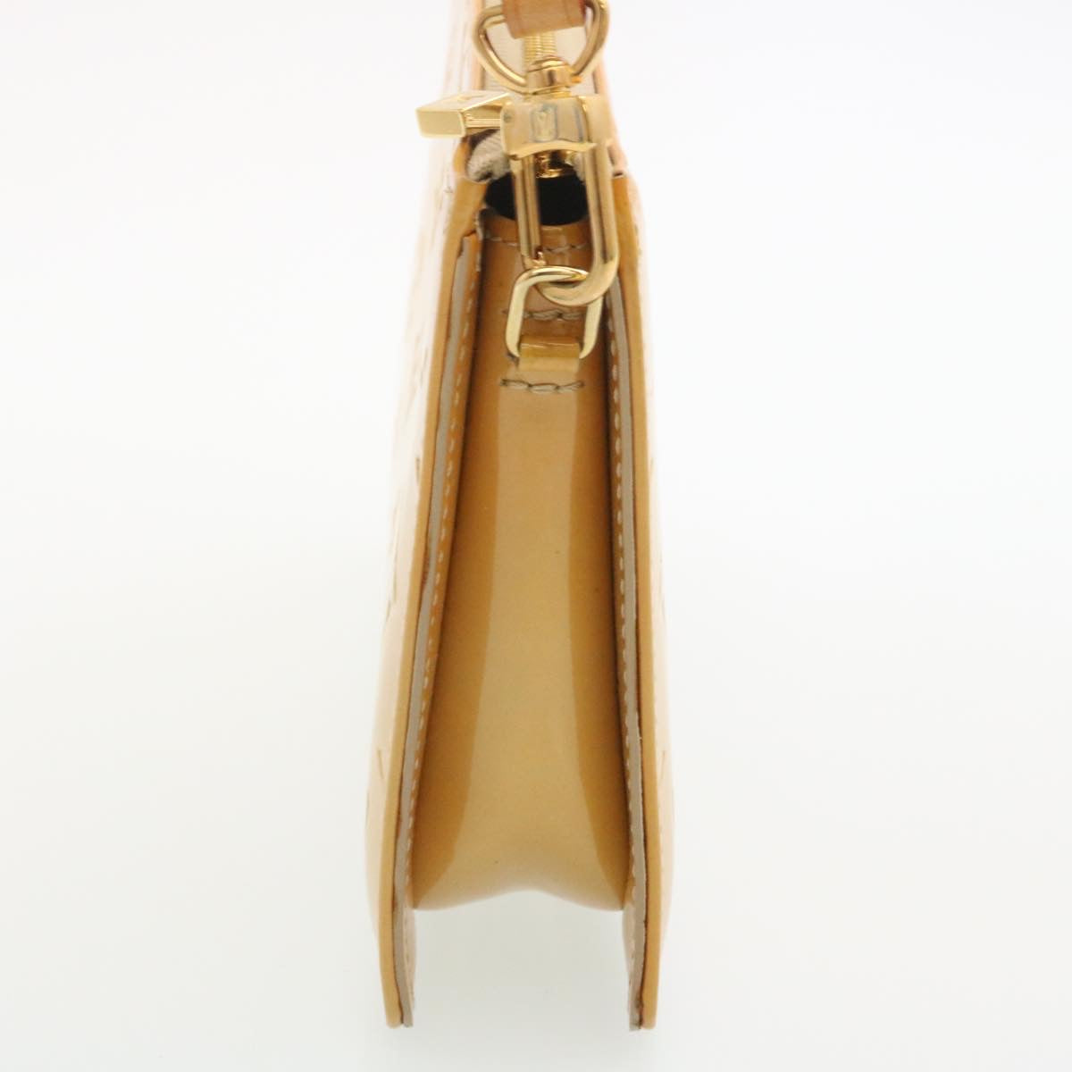 LOUIS VUITTON Monogram Vernis Lexington Pouch Beige Ｍ91010 LV th2401