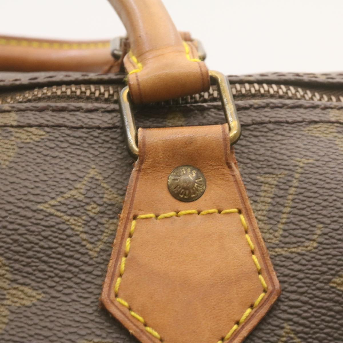 LOUIS VUITTON Monogram Speedy 40 Hand Bag M41522 LV th2421