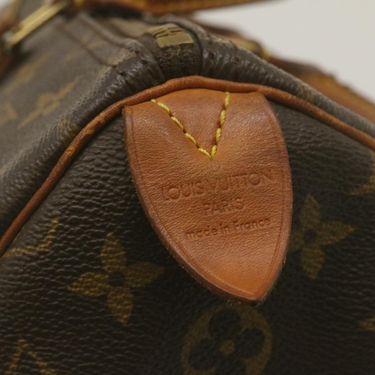 LOUIS VUITTON Monogram Speedy 35 Hand Bag M41524 LV th2445