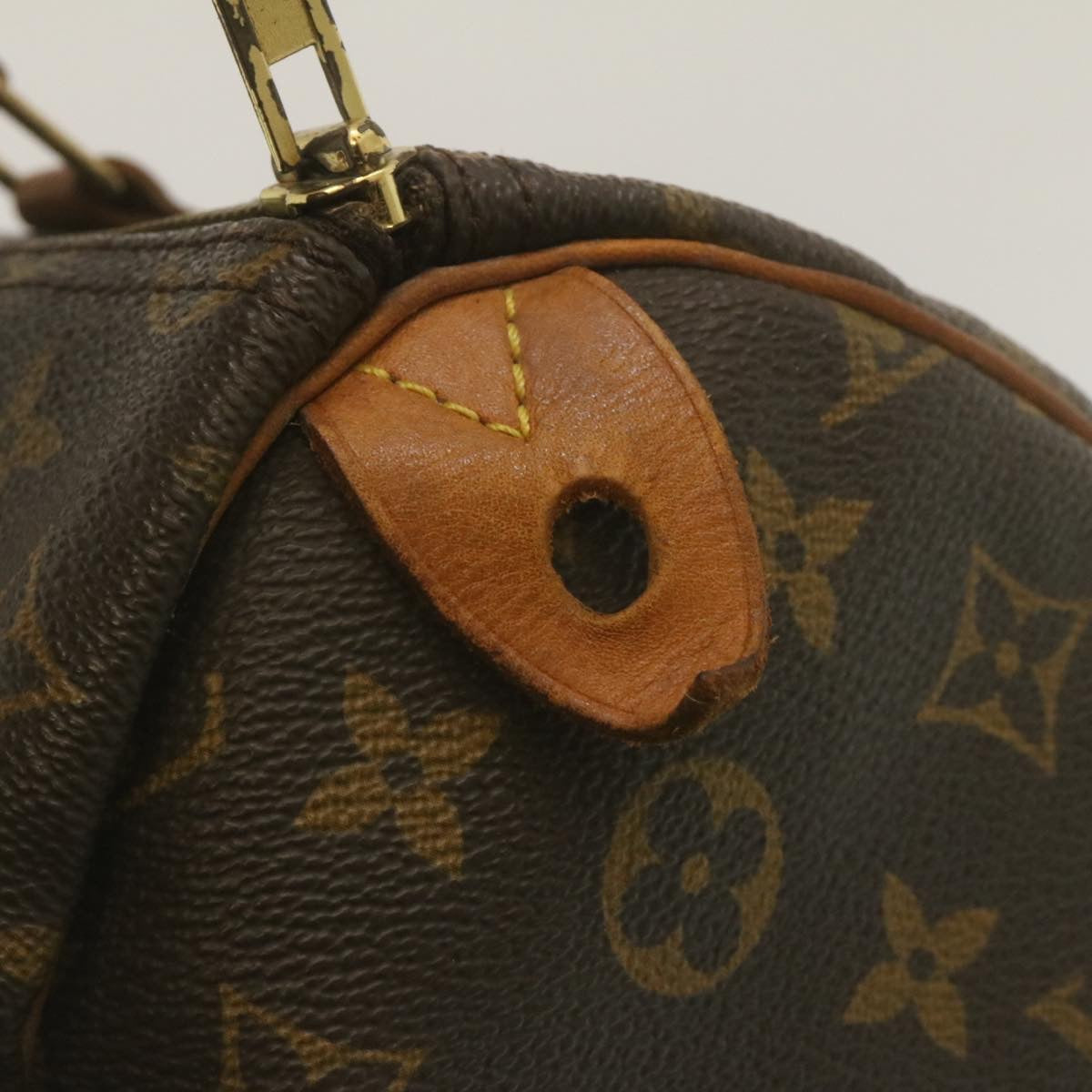 LOUIS VUITTON Monogram Speedy 35 Hand Bag M41524 LV th2445