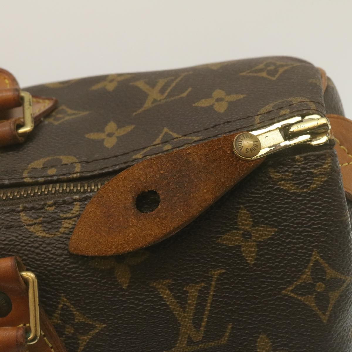 LOUIS VUITTON Monogram Speedy 35 Hand Bag M41524 LV th2445