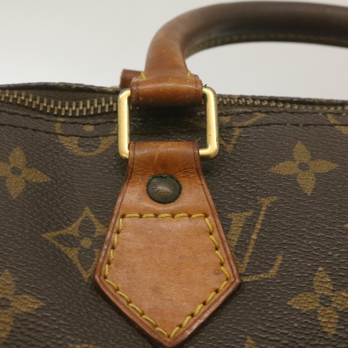 LOUIS VUITTON Monogram Speedy 35 Hand Bag M41524 LV th2445