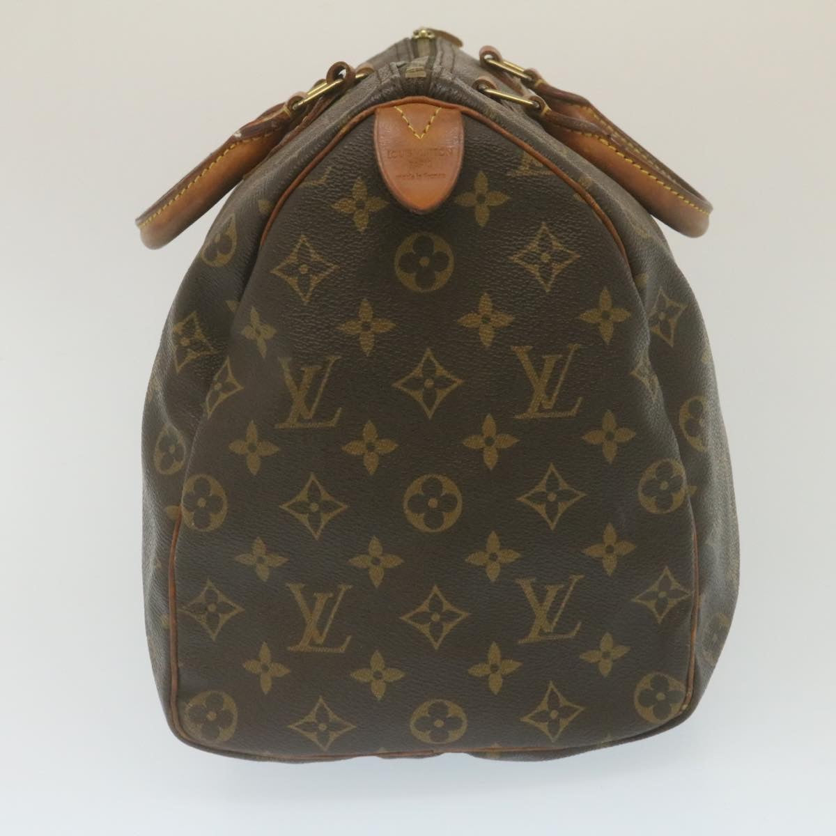 LOUIS VUITTON Monogram Speedy 35 Hand Bag M41524 LV th2445