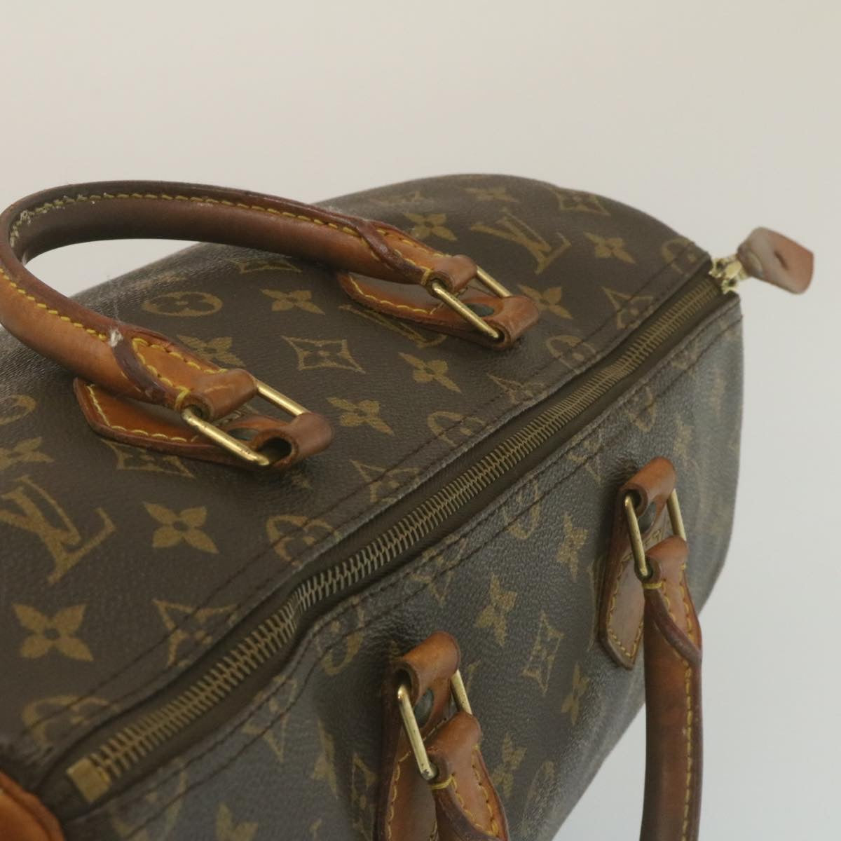 LOUIS VUITTON Monogram Speedy 35 Hand Bag M41524 LV th2445