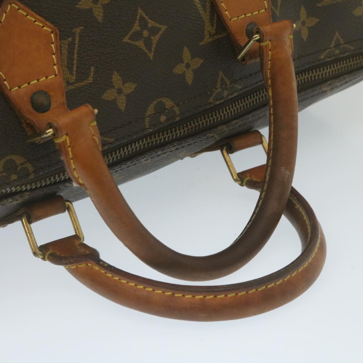 LOUIS VUITTON Monogram Speedy 35 Hand Bag M41524 LV th2445