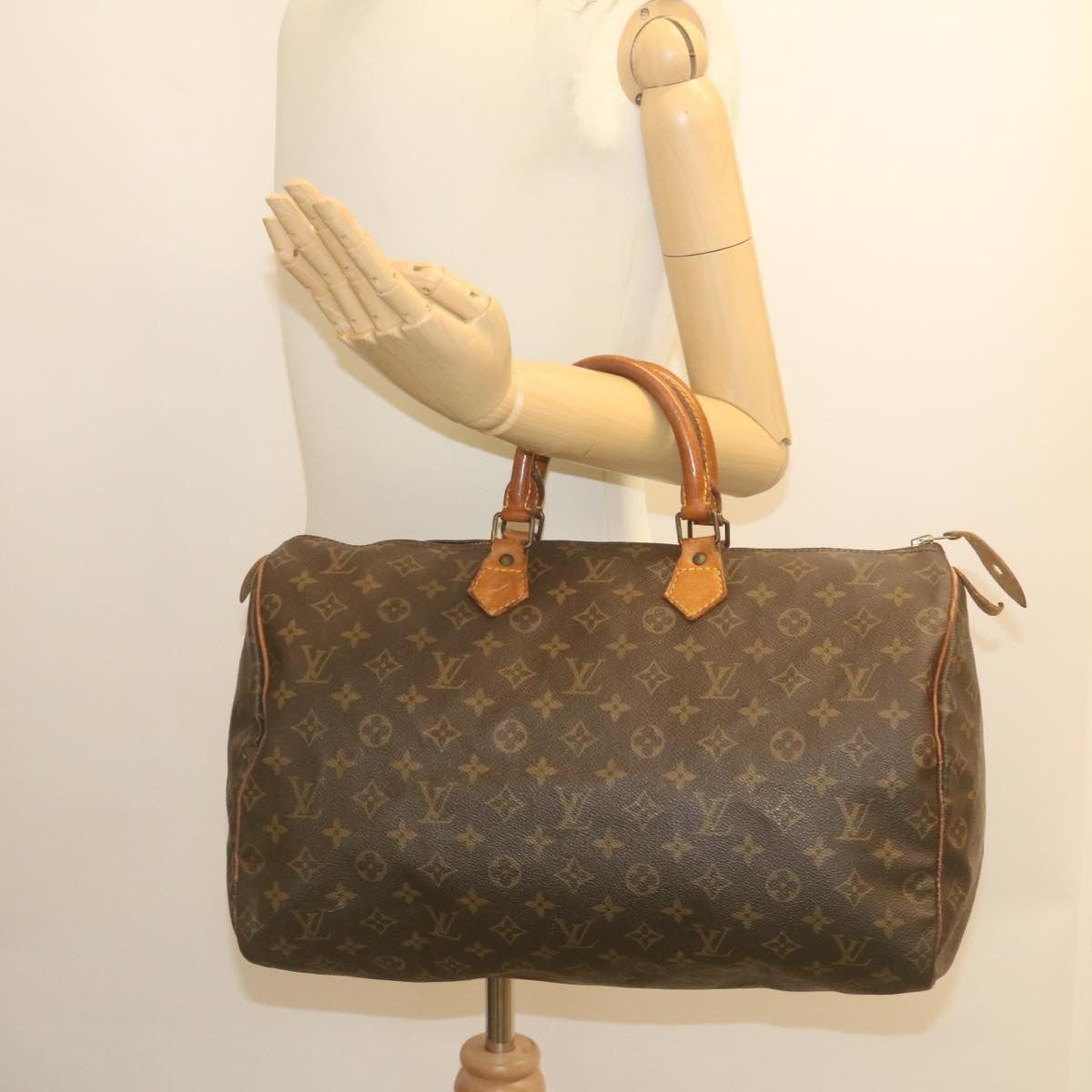LOUIS VUITTON Monogram Speedy 40 Hand Bag M41522 LV th2454