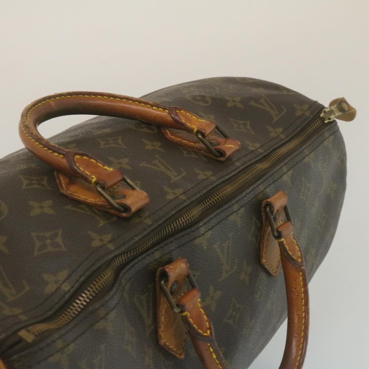 LOUIS VUITTON Monogram Speedy 40 Hand Bag M41522 LV th2454