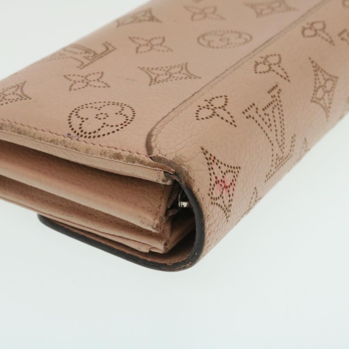 LOUIS VUITTON Mahina Portefeuille Iris Long Wallet Pink M60145 LV th2483