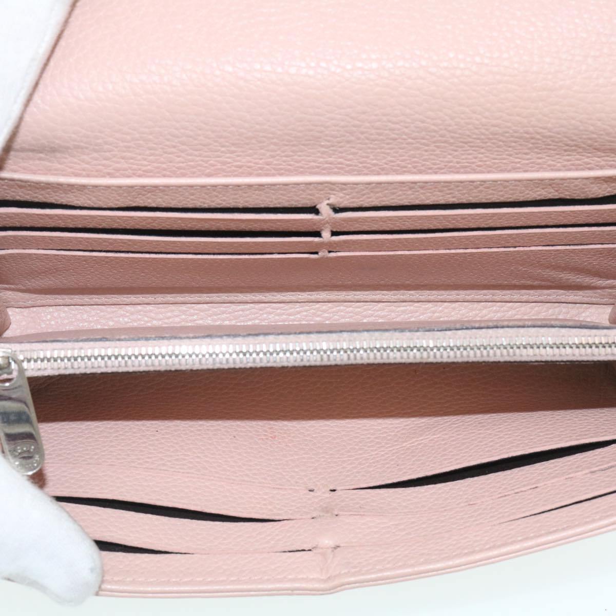 LOUIS VUITTON Mahina Portefeuille Iris Long Wallet Pink M60145 LV th2483