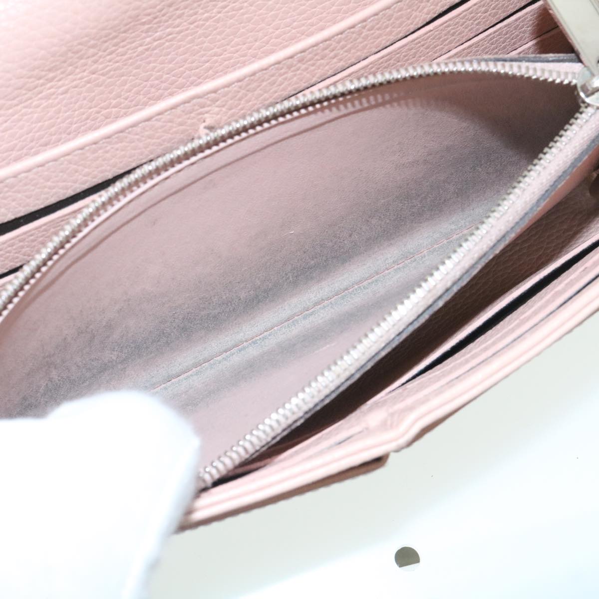 LOUIS VUITTON Mahina Portefeuille Iris Long Wallet Pink M60145 LV th2483