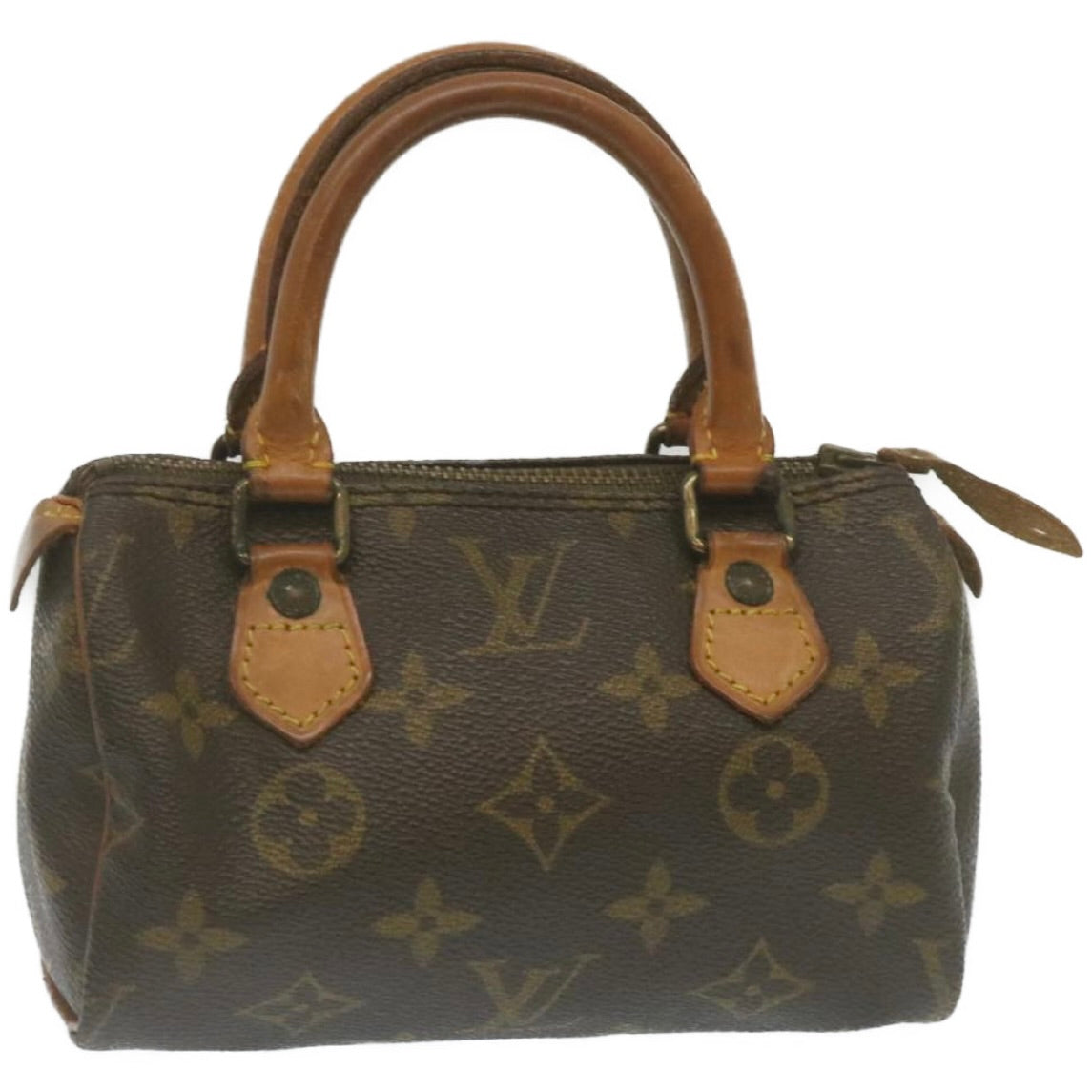 LOUIS VUITTON Monogram Mini Speedy Hand Bag M41534 LV th2489
