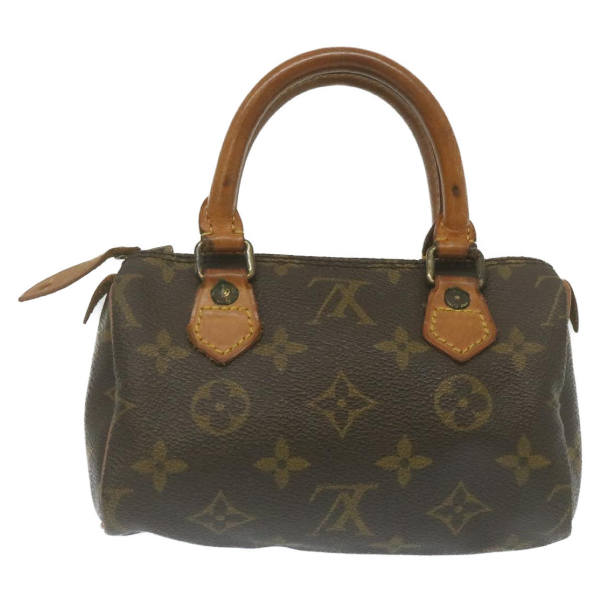 LOUIS VUITTON Monogram Mini Speedy Hand Bag M41534 LV th2489