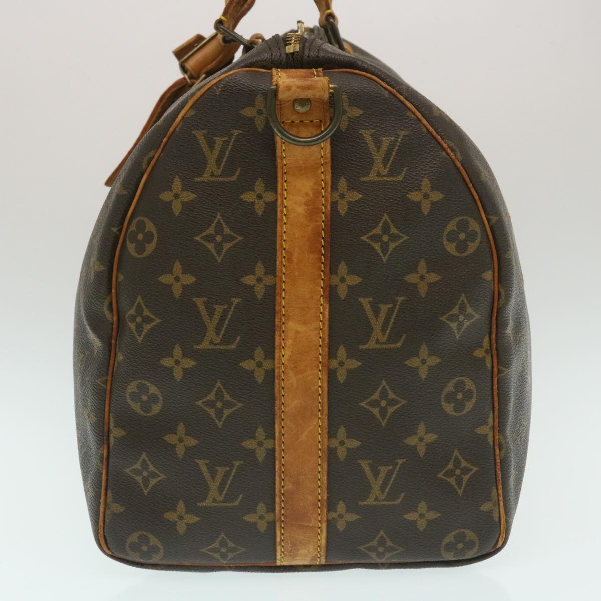 LOUIS VUITTON Monogram Keepall Bandouliere 45 Boston Bag M41418 LV th2519