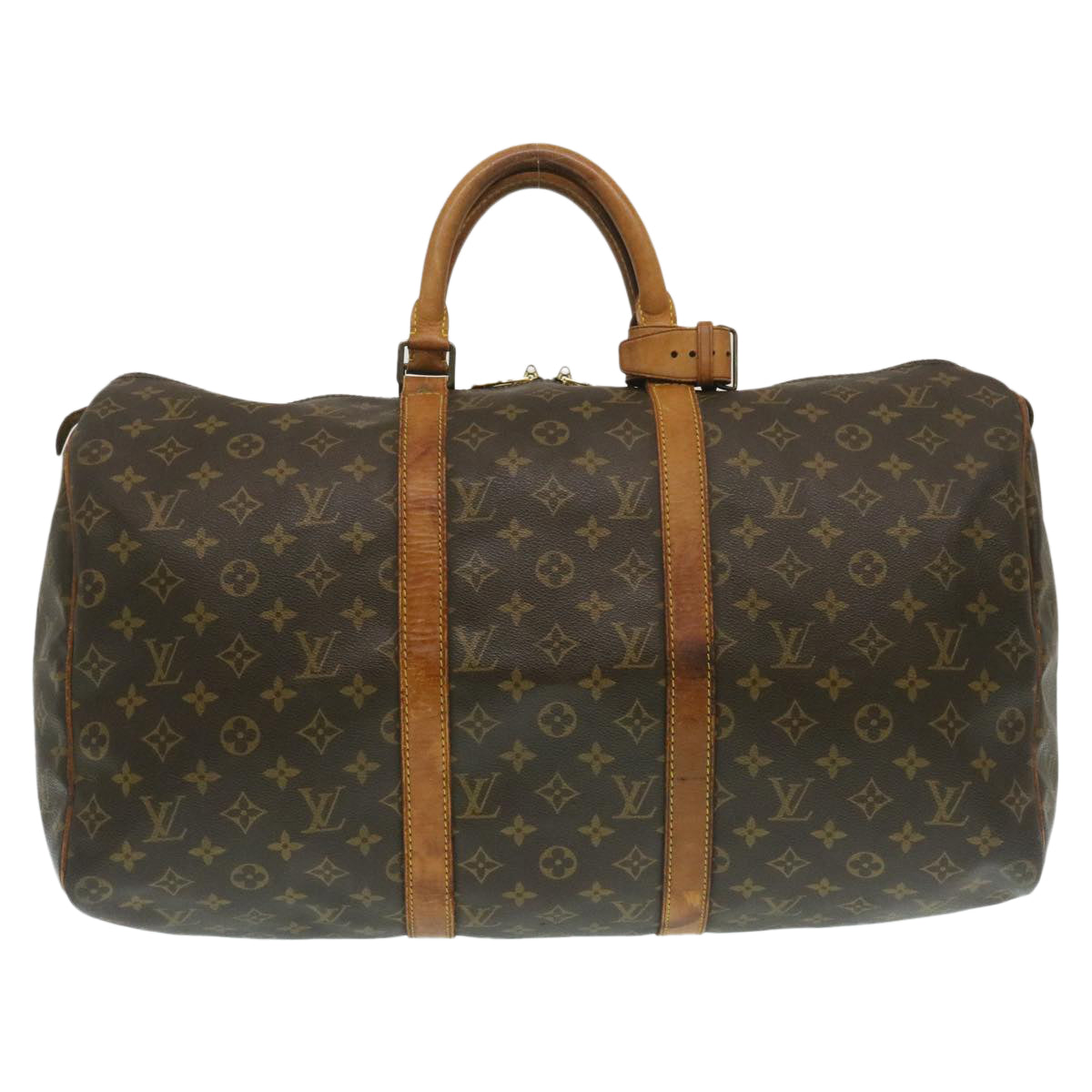 LOUIS VUITTON Monogram Keepall 50 Boston Bag M41426 LV th2521