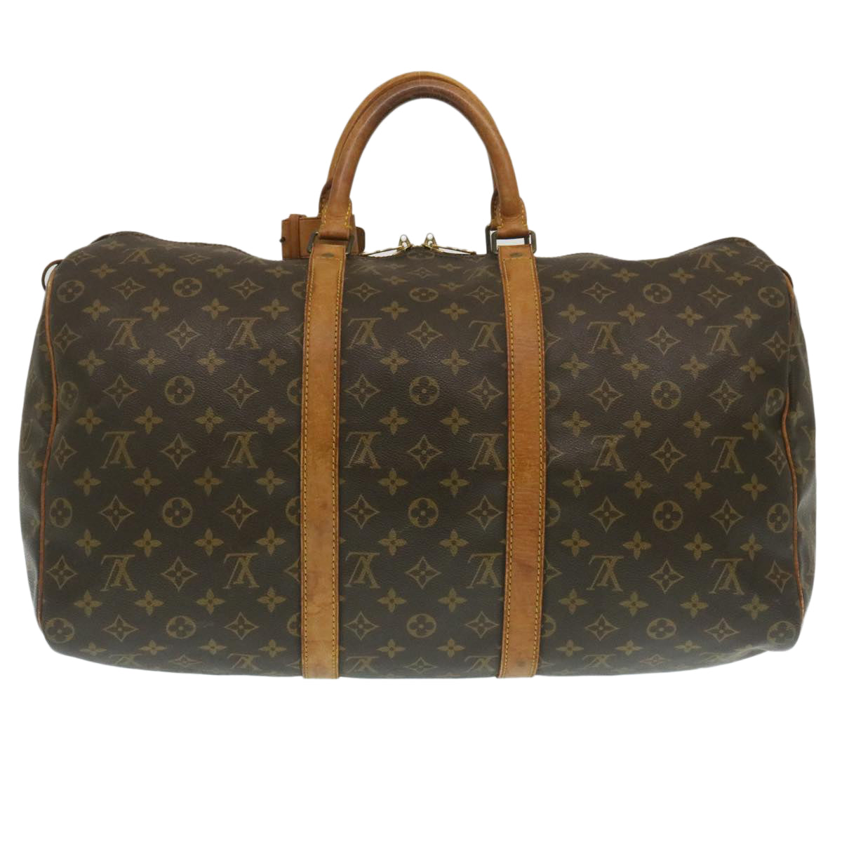 LOUIS VUITTON Monogram Keepall 50 Boston Bag M41426 LV th2521