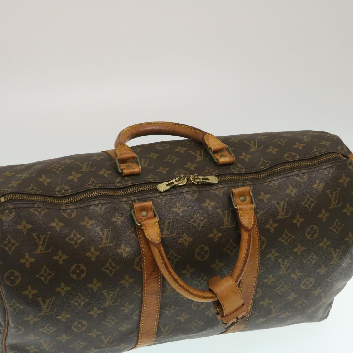 LOUIS VUITTON Monogram Keepall 50 Boston Bag M41426 LV th2521