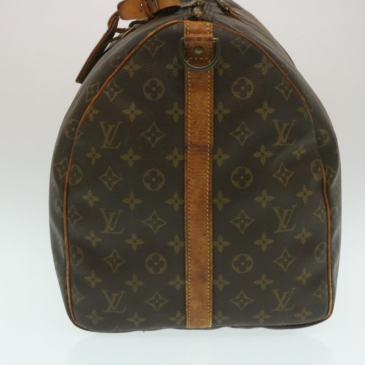 LOUIS VUITTON Monogram Keepall Bandouliere 55 Boston Bag M41414 LV th2525
