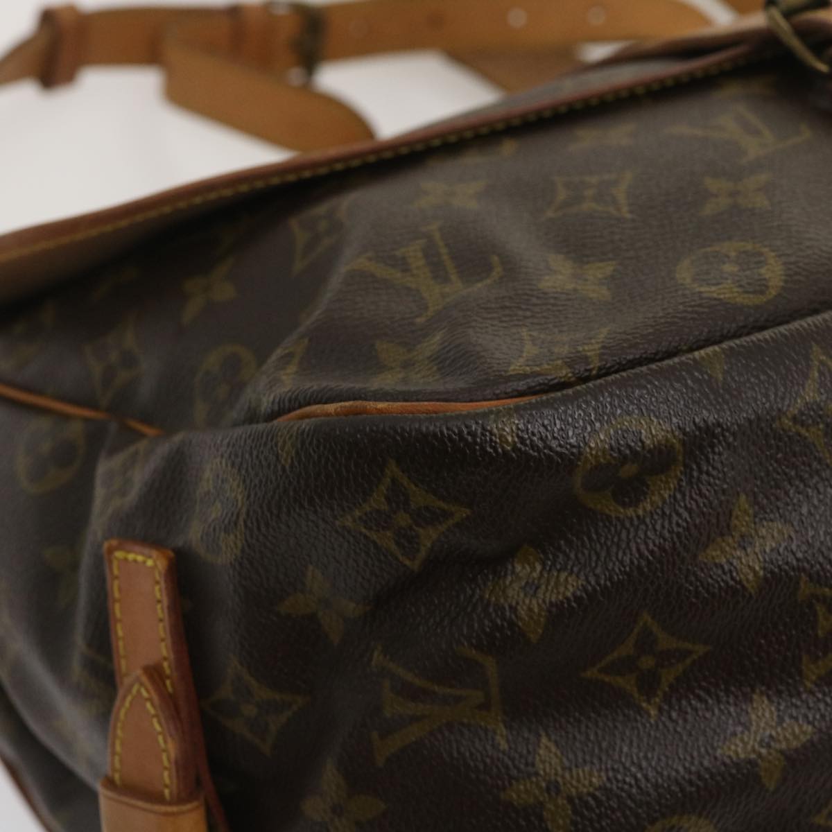 LOUIS VUITTON Monogram Saumur 35 Shoulder Bag M42254 LV th2557