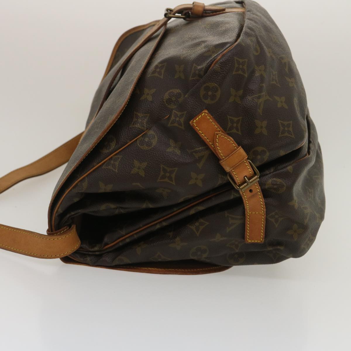 LOUIS VUITTON Monogram Saumur 35 Shoulder Bag M42254 LV th2557