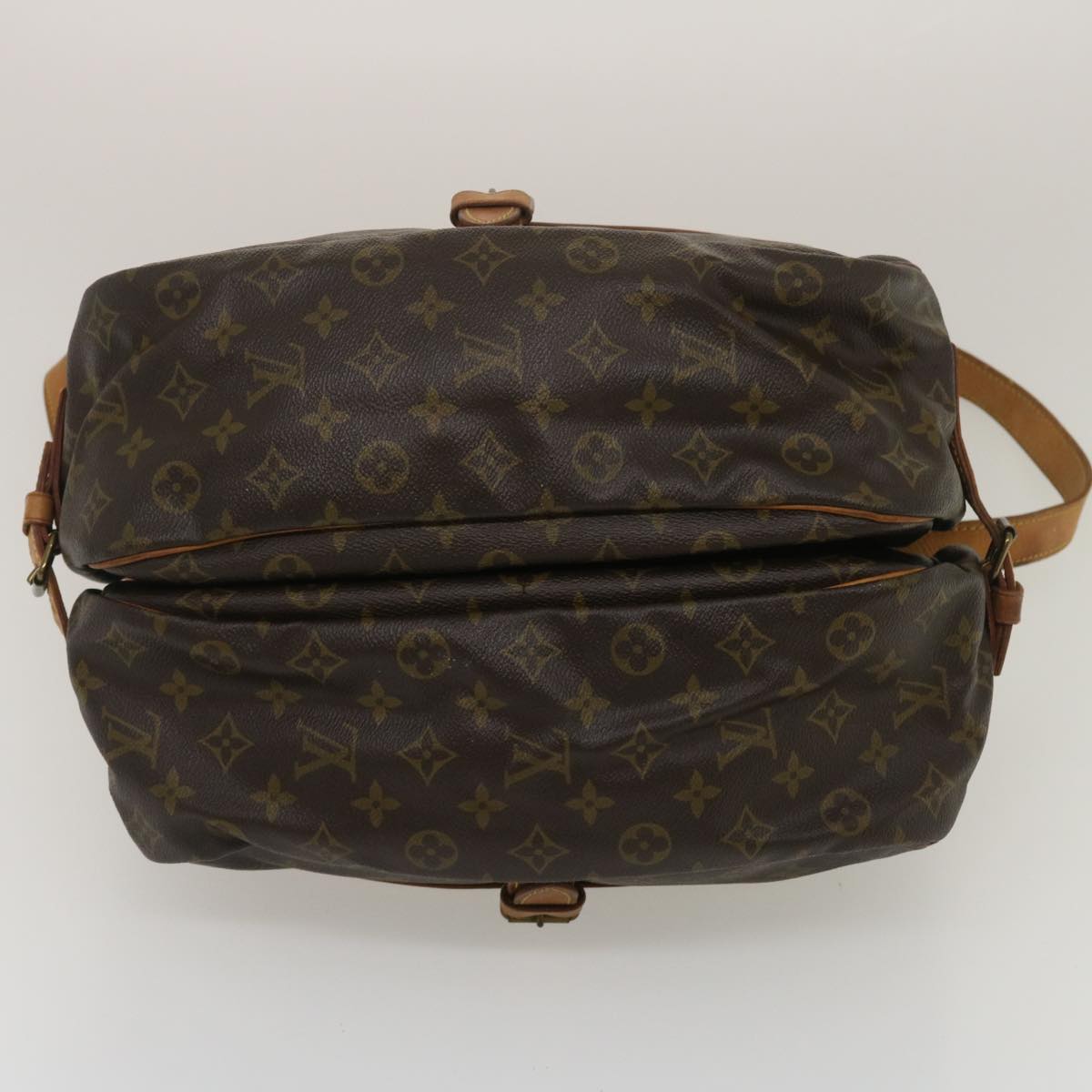 LOUIS VUITTON Monogram Saumur 35 Shoulder Bag M42254 LV th2557