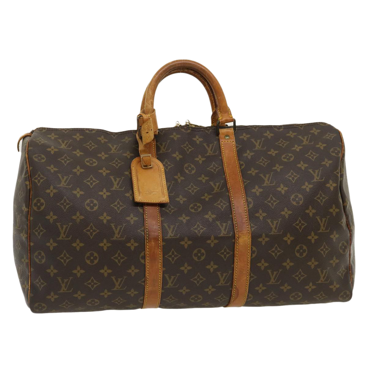 LOUIS VUITTON Monogram Keepall 50 Boston Bag M41426 LV th2599