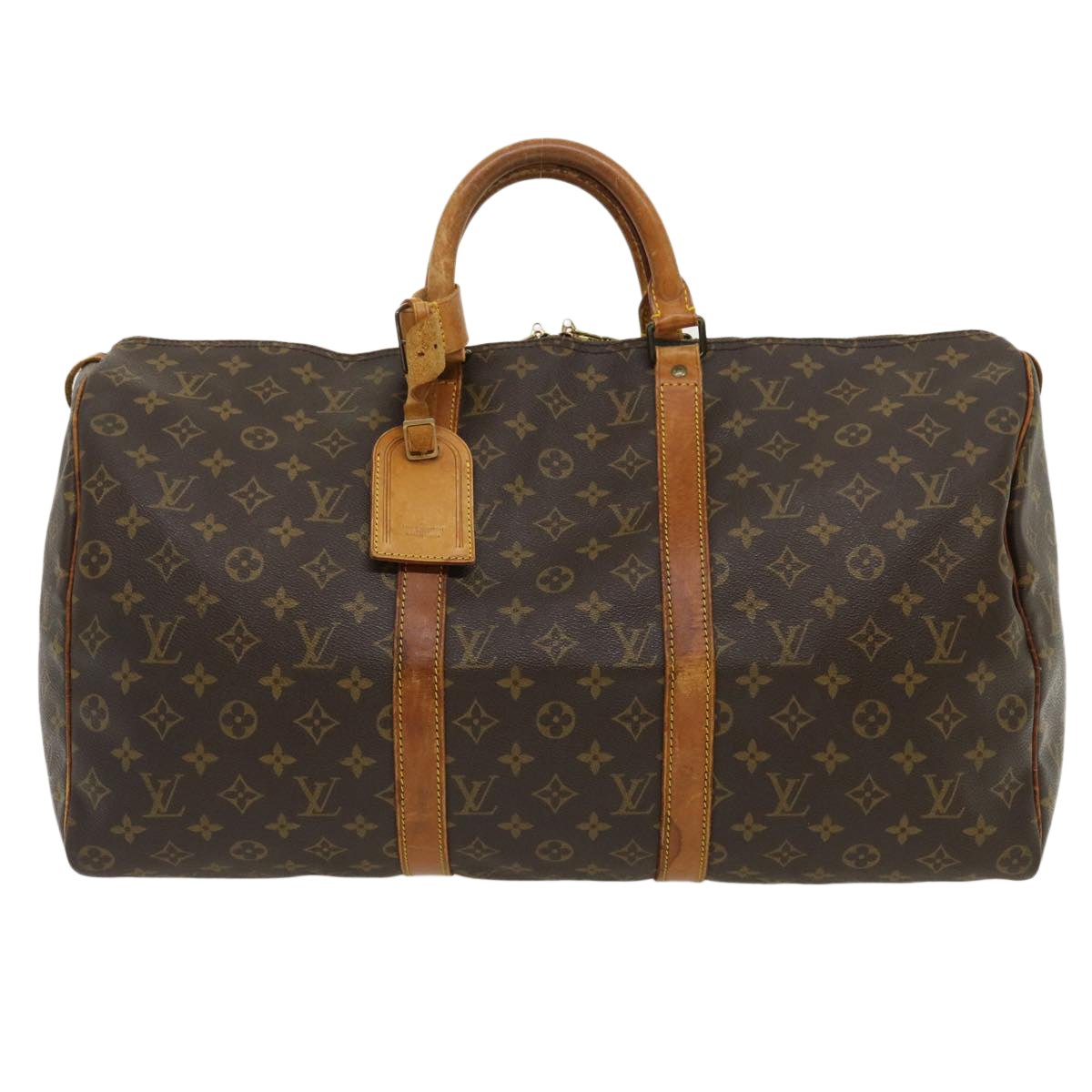LOUIS VUITTON Monogram Keepall 50 Boston Bag M41426 LV th2599