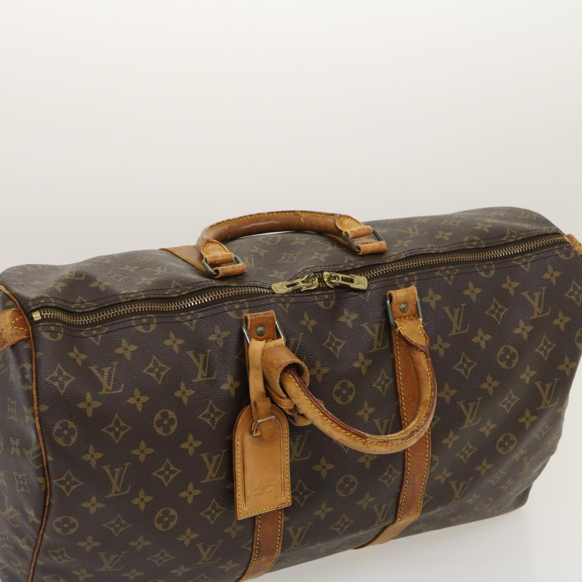 LOUIS VUITTON Monogram Keepall 50 Boston Bag M41426 LV th2599