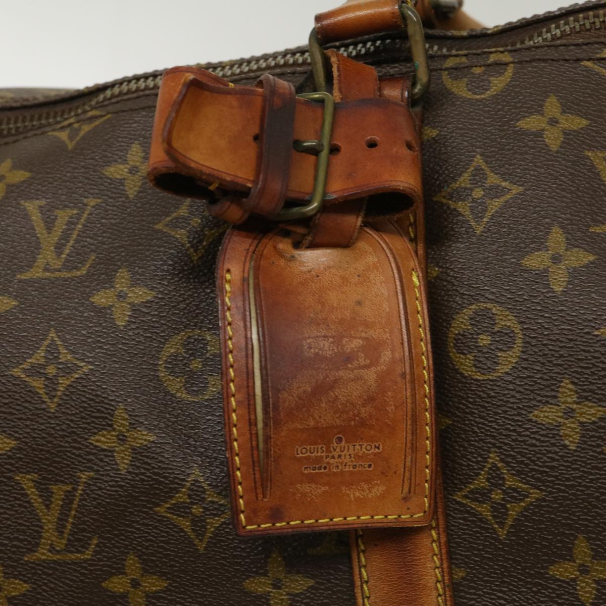 LOUIS VUITTON Monogram Keepall 55 Boston Bag Vintage M41424 LV th2647