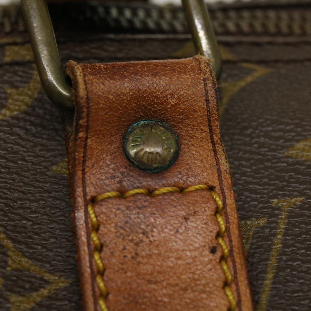 LOUIS VUITTON Monogram Keepall 55 Boston Bag Vintage M41424 LV th2647