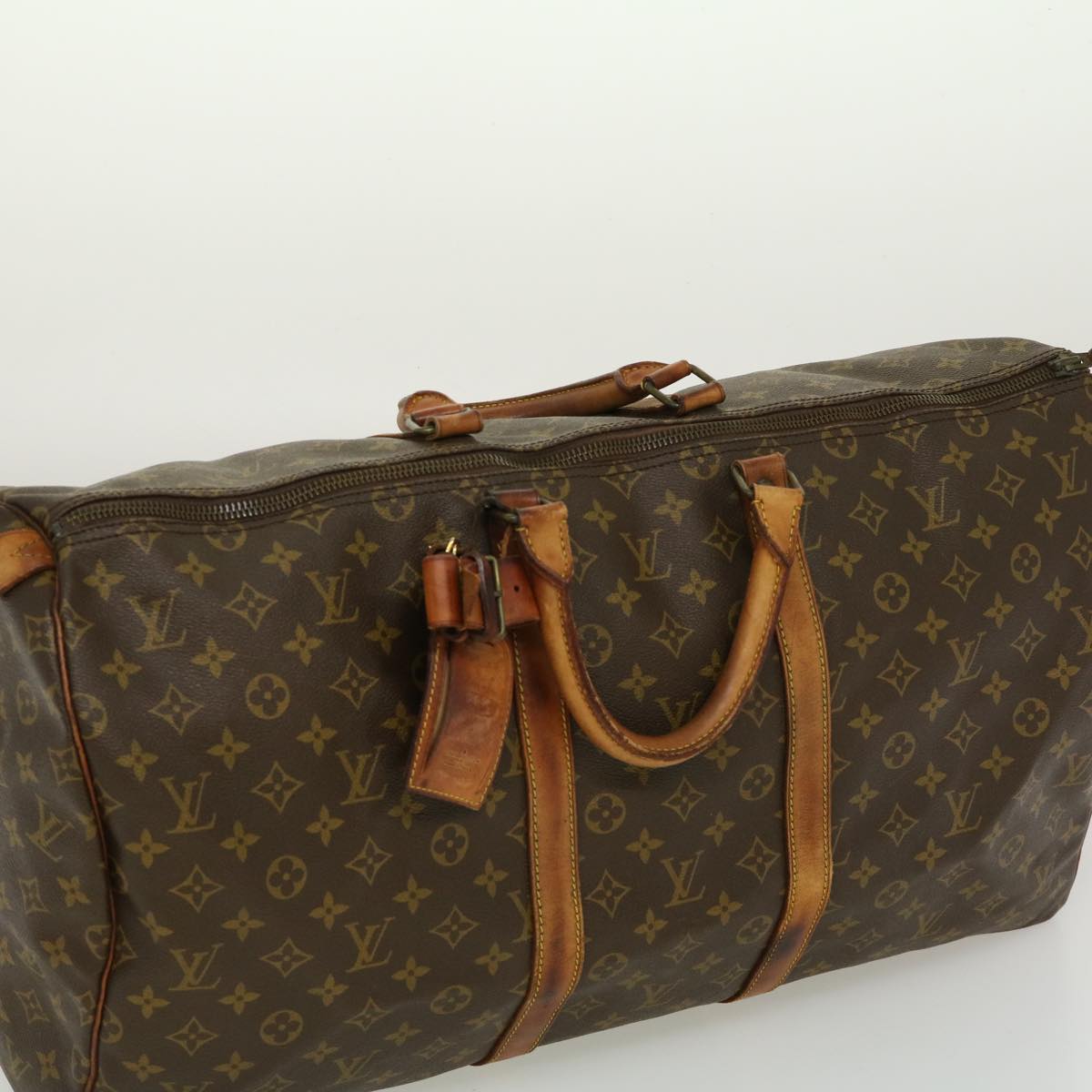 LOUIS VUITTON Monogram Keepall 55 Boston Bag Vintage M41424 LV th2647