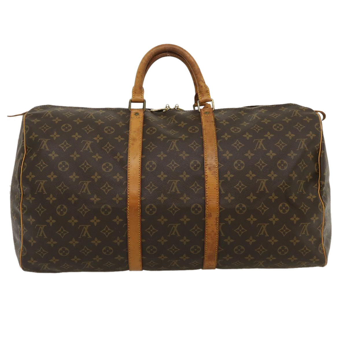 LOUIS VUITTON Monogram Keepall 55 Boston Bag M41424 LV th2650