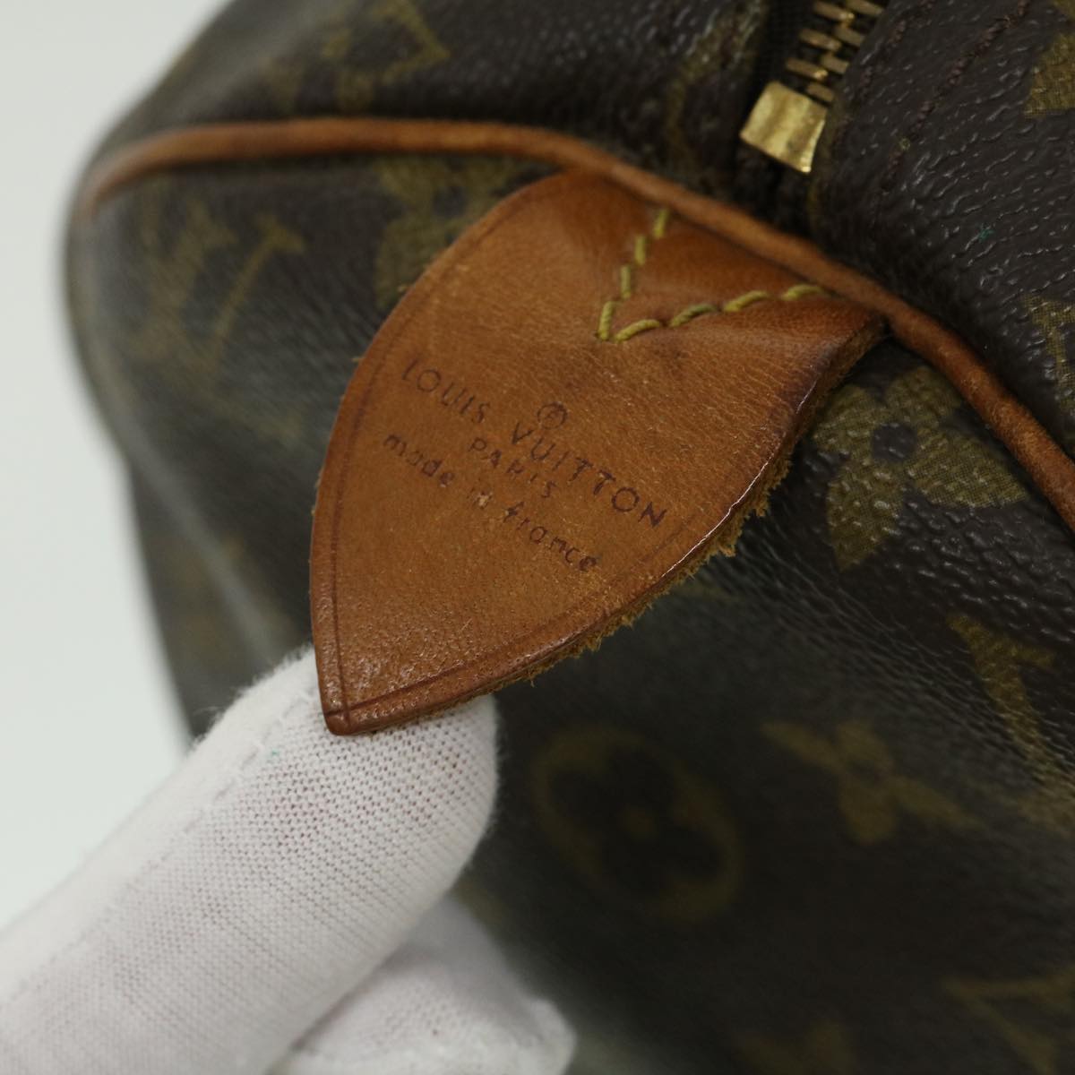 LOUIS VUITTON Monogram Speedy 40 Hand Bag M41522 LV th2664