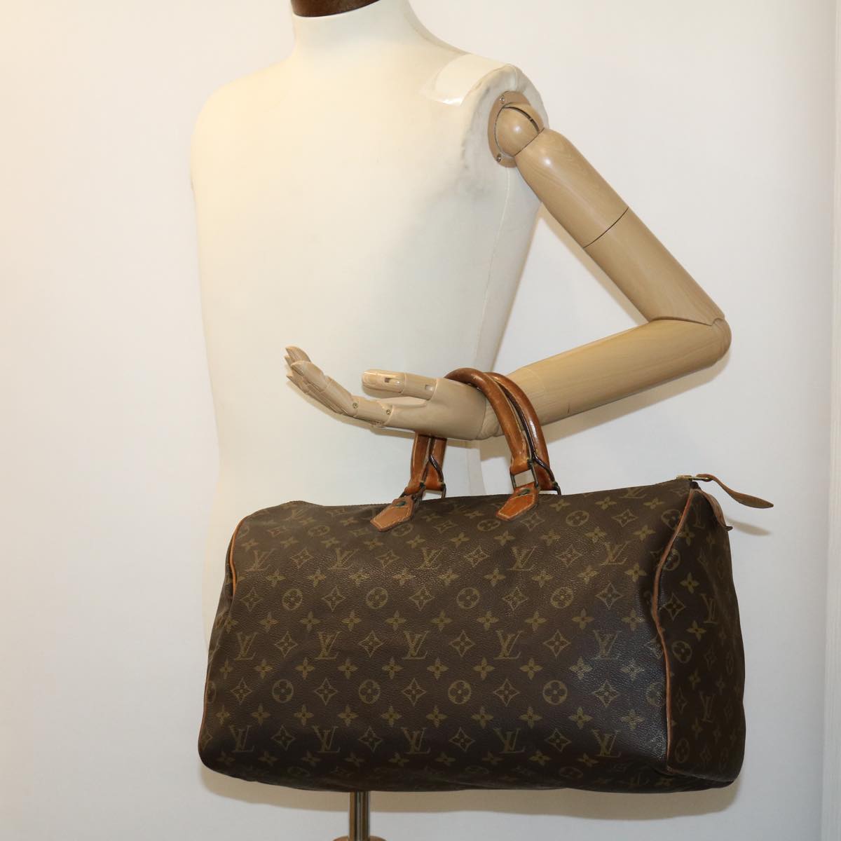 LOUIS VUITTON Monogram Speedy 40 Hand Bag M41522 LV th2664