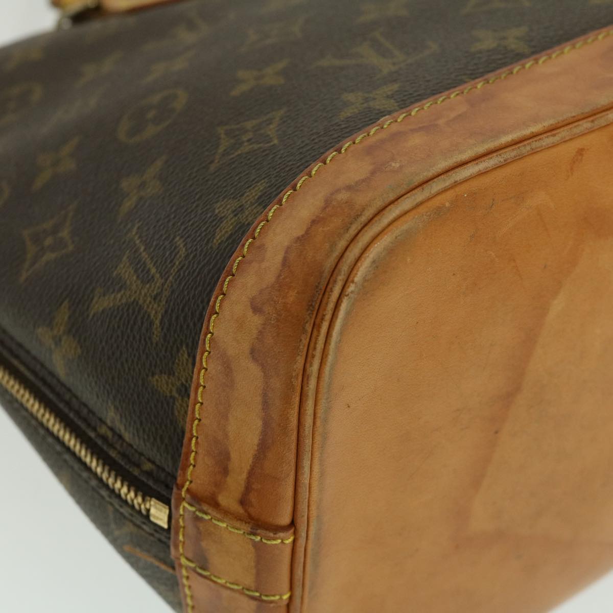 LOUIS VUITTON Monogram Alma Hand Bag M51130 LV th2669