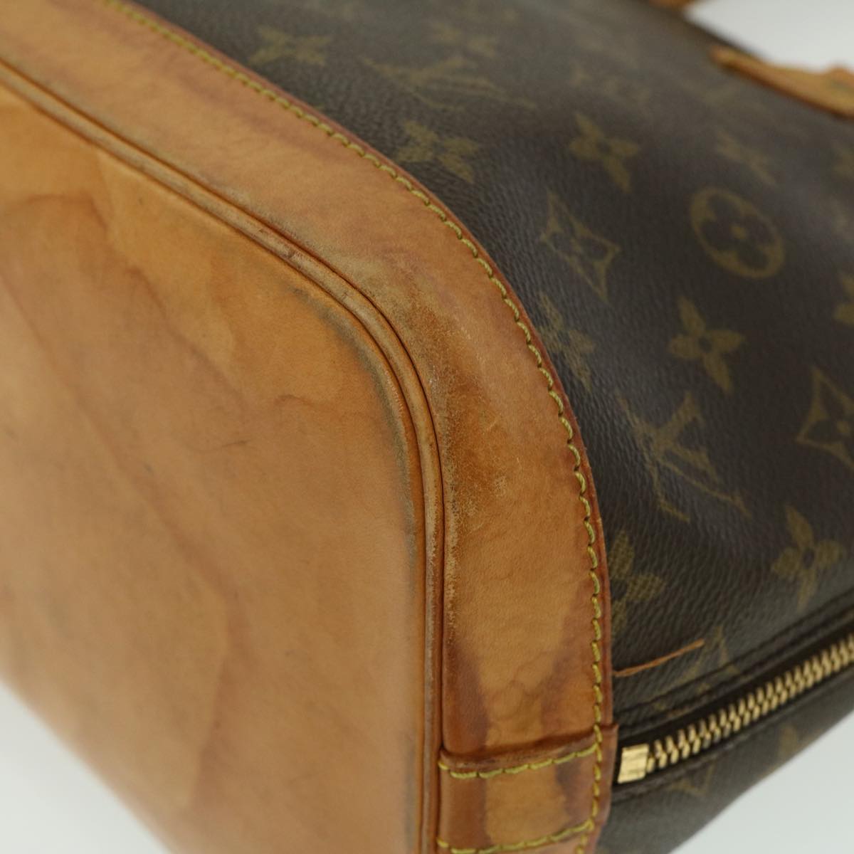 LOUIS VUITTON Monogram Alma Hand Bag M51130 LV th2669