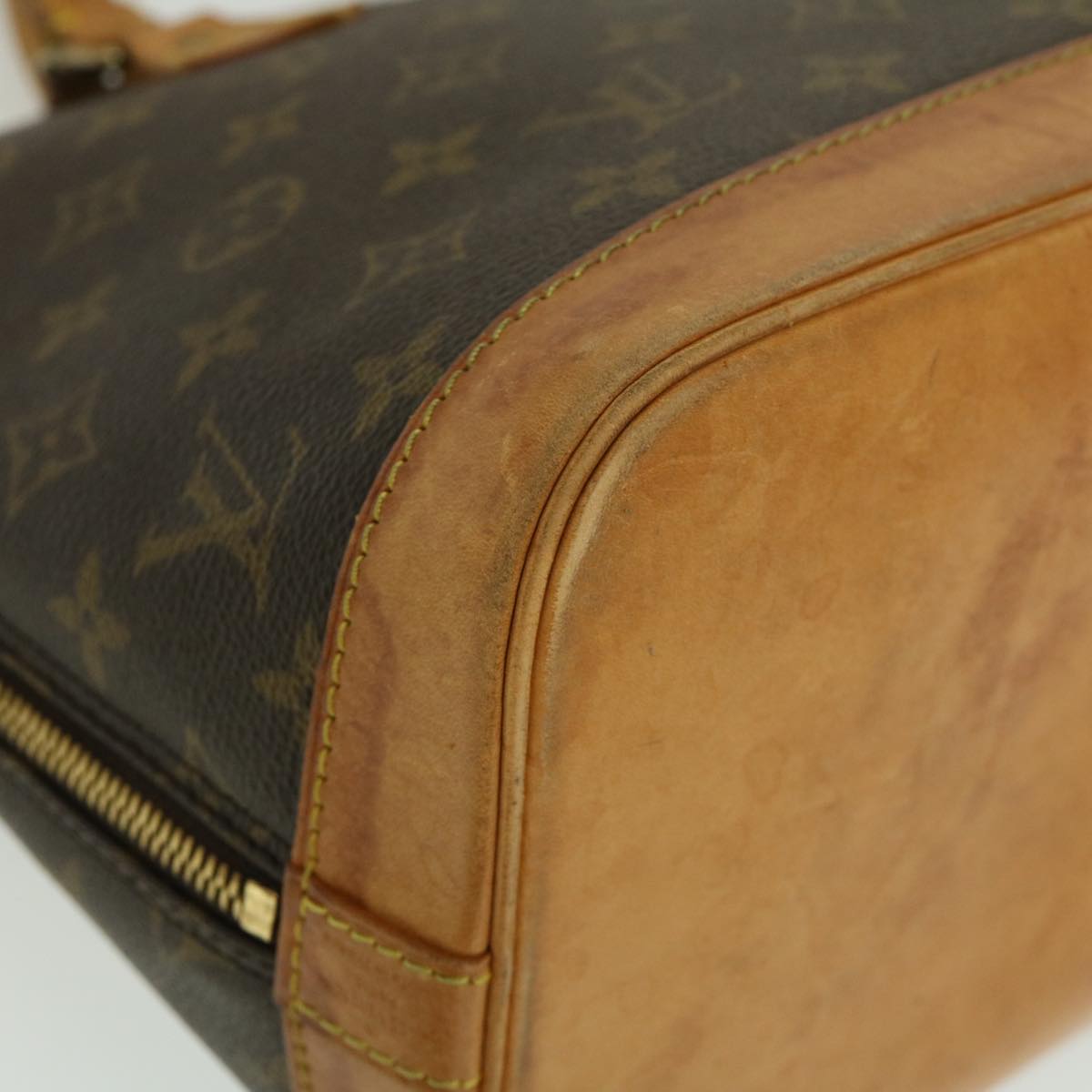 LOUIS VUITTON Monogram Alma Hand Bag M51130 LV th2669
