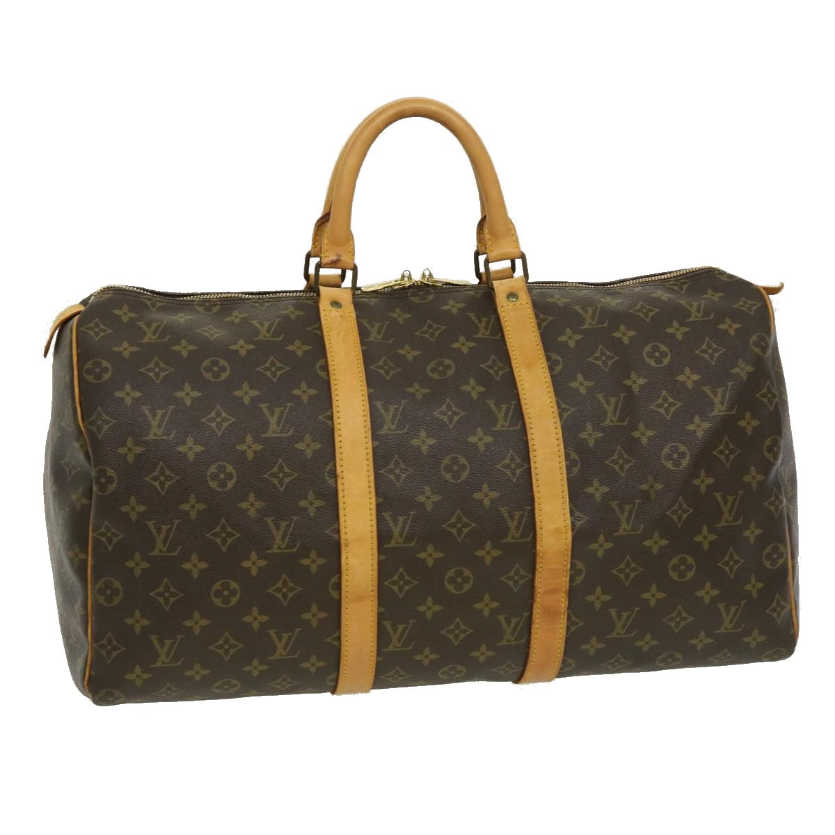 LOUIS VUITTON Monogram Keepall 50 Boston Bag M41426 LV th2714