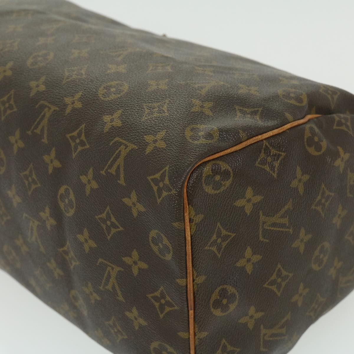 LOUIS VUITTON Monogram Speedy 35 Hand Bag M41524 LV th2781