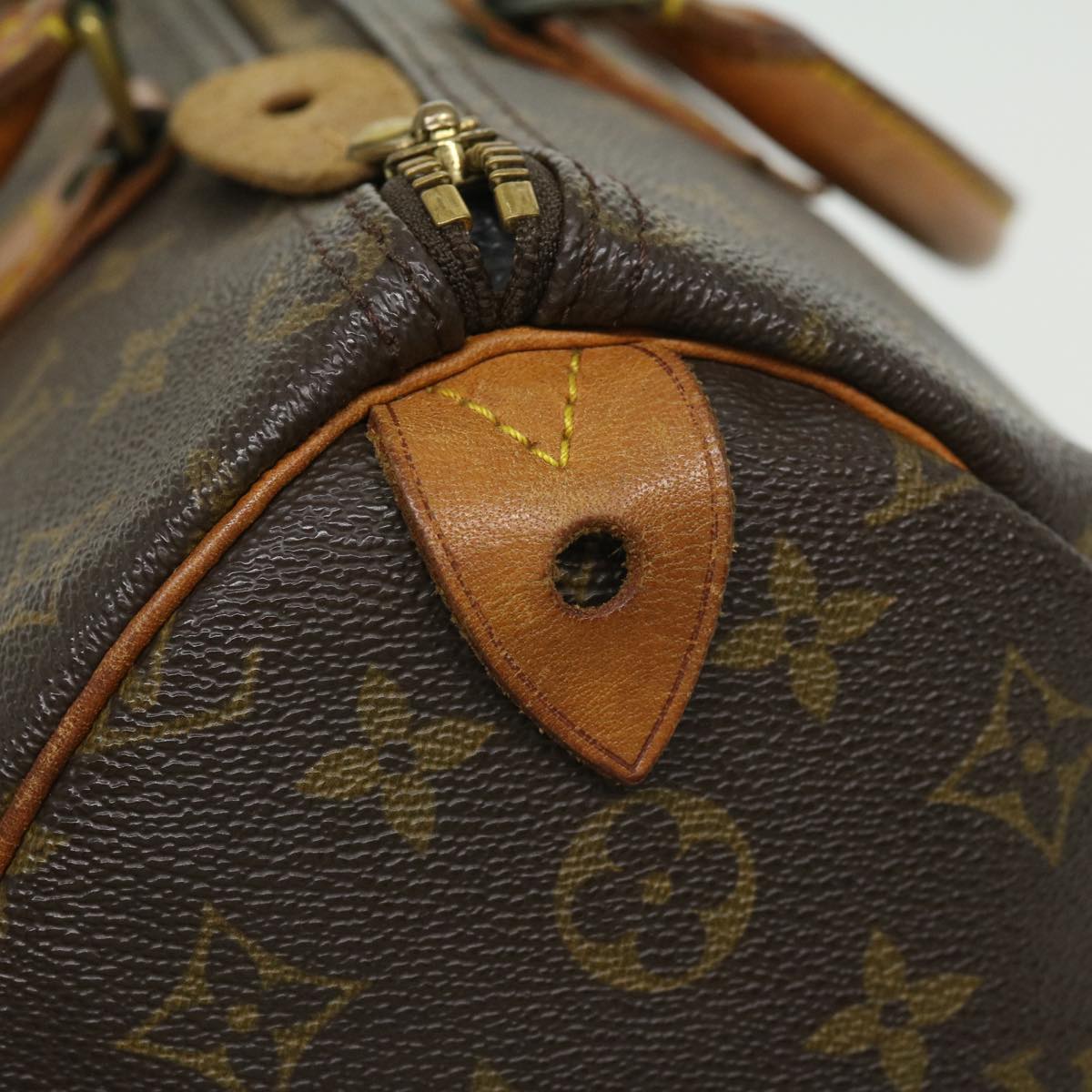 LOUIS VUITTON Monogram Speedy 35 Hand Bag M41524 LV th2781