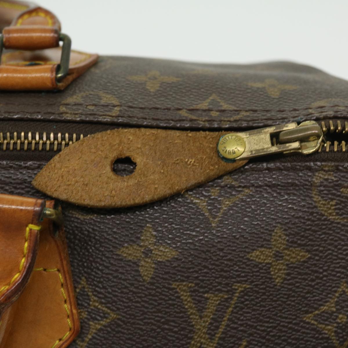 LOUIS VUITTON Monogram Speedy 35 Hand Bag M41524 LV th2781