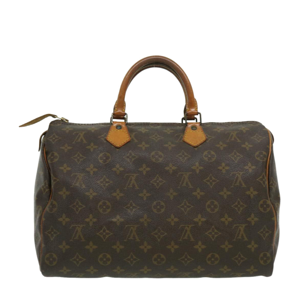 LOUIS VUITTON Monogram Speedy 35 Hand Bag M41524 LV th2781