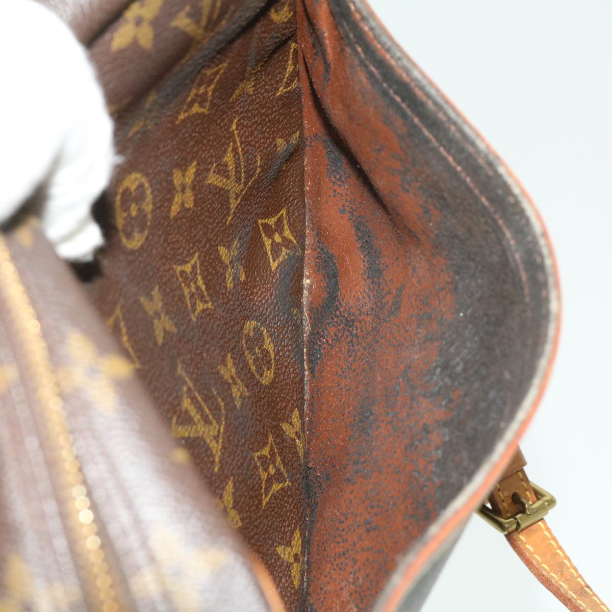 LOUIS VUITTON Monogram Jeune Fille GM Shoulder Bag M51225 LV th2800