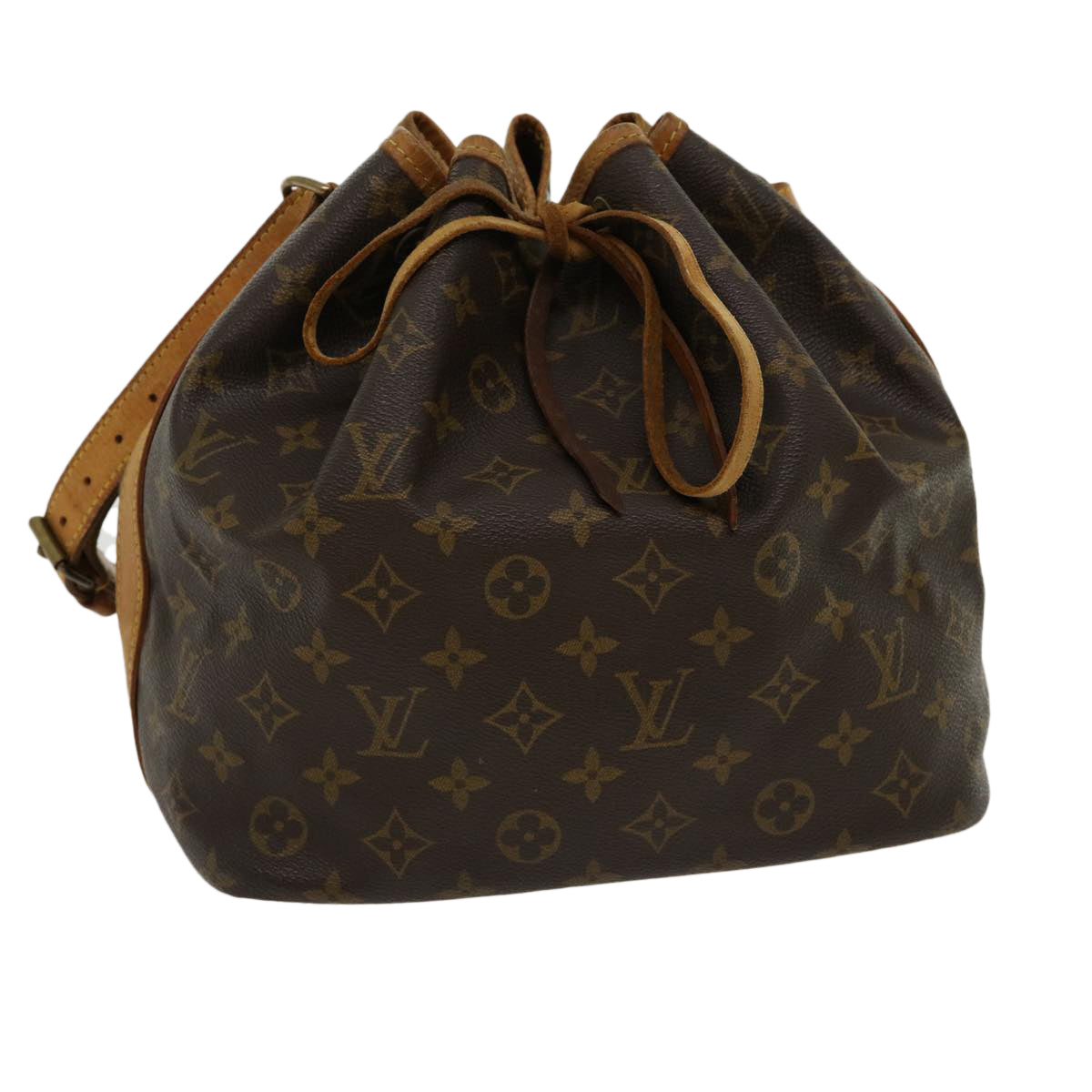 LOUIS VUITTON Monogram Petit Noe Shoulder Bag M42226 LV th2849