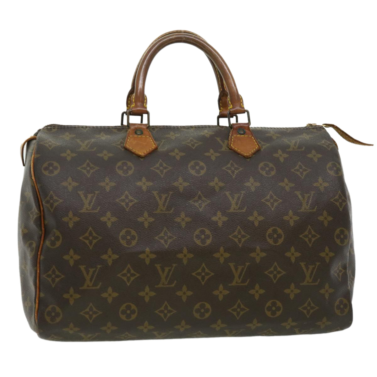 LOUIS VUITTON Monogram Speedy 35 Hand Bag M41524 LV th2890