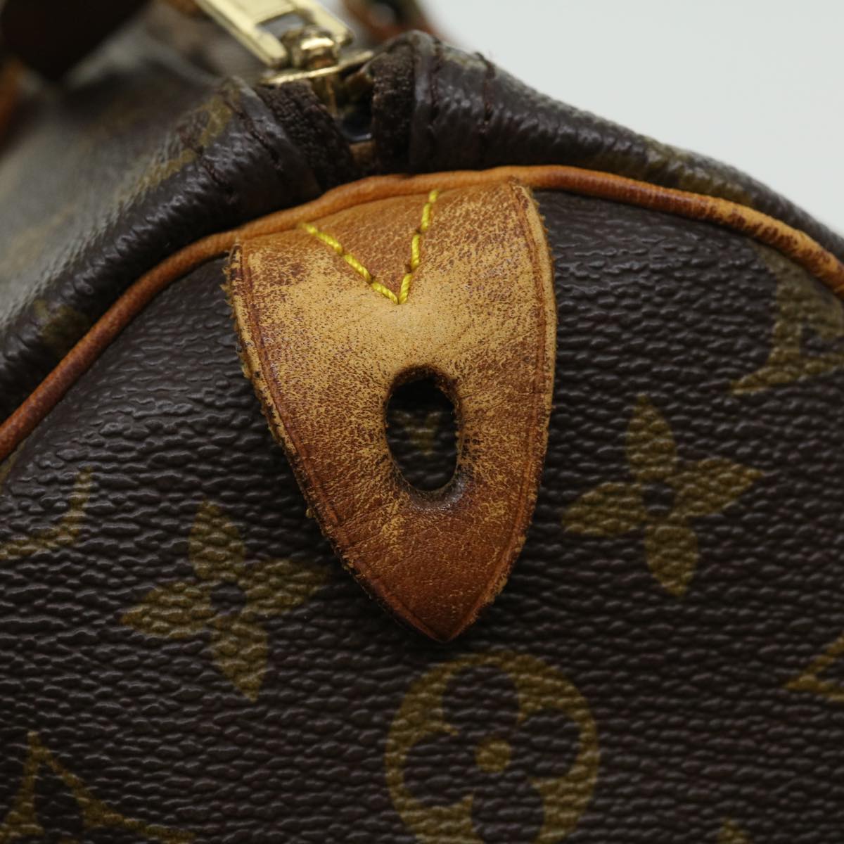 LOUIS VUITTON Monogram Speedy 35 Hand Bag M41524 LV th2890
